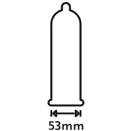 Préservatifs en latex ORIGINAL 53 mm | Pack de 100
