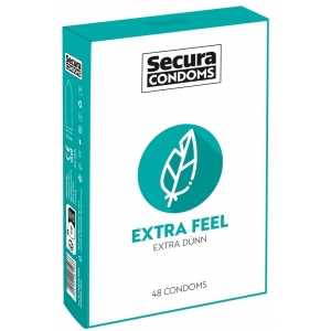 Préservatifs fins en latex EXTRA FEEL 53mm x48