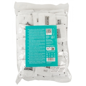Préservatifs fins EXTRA FEEL de Secura Condoms 53mm | Pack de 100