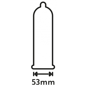 Préservatifs fins EXTRA FEEL de Secura Condoms 53mm | Pack de 100
