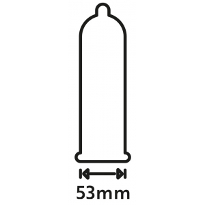 Préservatifs perlés EXTRA FUN 53 mm | Boite de 12