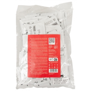 Préservatifs perlés en latex EXTRA FUN de SECURA CONDOMS 53mm | Pack de 100