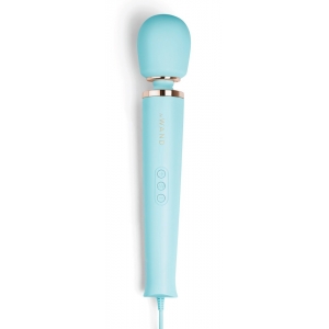 Wand POWERFUL PLUG-IN 34cm - Tête 62mm Bleu Ciel Clair