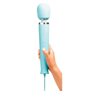 Wand POWERFUL PLUG-IN 34cm - Tête 62mm Bleu Ciel Clair