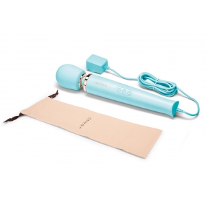 Wand POWERFUL PLUG-IN 34cm - Tête 62mm Bleu Ciel Clair