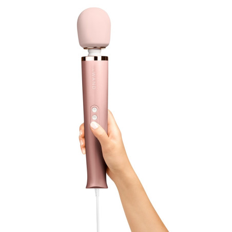 Wand POWERFUL PLUG-IN 34cm - Tête 62mm Rose Gold Paillette
