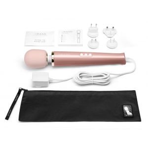 Wand POWERFUL PLUG-IN 34cm - Tête 62mm Rose Gold Paillette