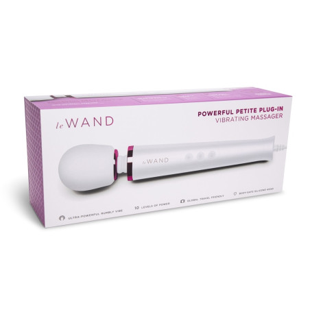 Wand POWERFUL PETITE PLUG-IN 25cm - Tête 47mm Blanc
