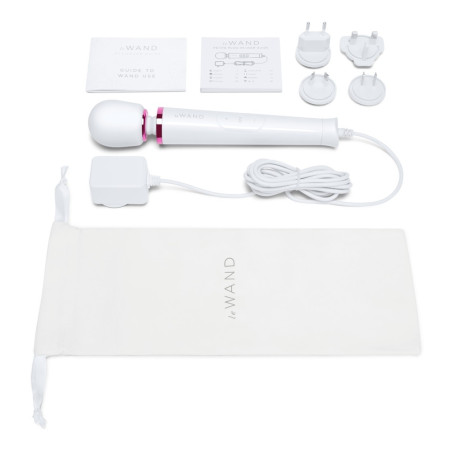 Wand POWERFUL PETITE PLUG-IN 25cm - Tête 47mm Blanc