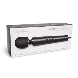 Wand POWERFUL PETITE PLUG-IN 25cm - Tête 47mm Noir 2