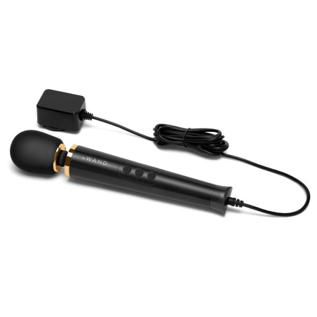 Wand POWERFUL PETITE PLUG-IN 25cm - Tête 47mm Noir