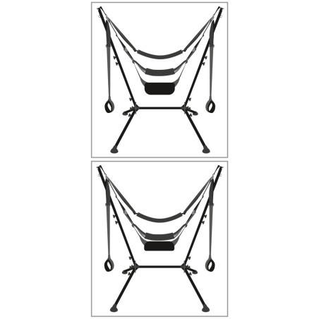 Balançoise autoportante SEX SWING en acier
