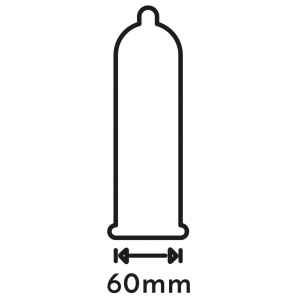 Préservatifs XXL en latex EXTRA LARGE de SECURA CONDOMS 60mm | Boîte de 12