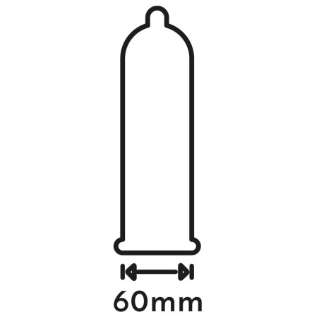 Préservatifs XXL en latex EXTRA LARGE de SECURA CONDOMS 60mm | Boîte de 12