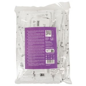 Préservatifs XXL en latex EXTRA LARGE de SECURA CONDOMS 60mm | Pack de 100