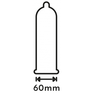 Préservatifs XXL en latex EXTRA LARGE de SECURA CONDOMS 60mm | Pack de 100