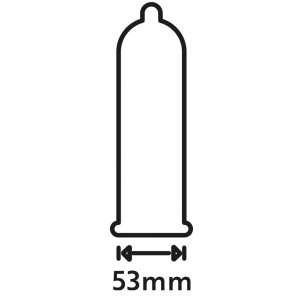 Préservatifs lubrifiés EXTRA WET de SECURA CONDOMS 53mm | Pack de 100