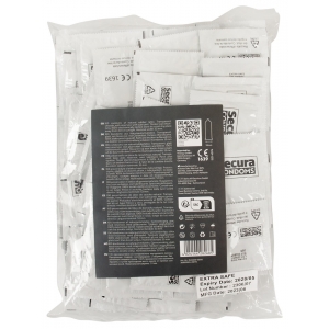 Préservatifs épais EXTRA SAFE de SECURA CONDOMS 53mm x100