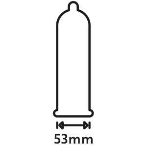 Préservatifs épais EXTRA SAFE de SECURA CONDOMS 53mm x100
