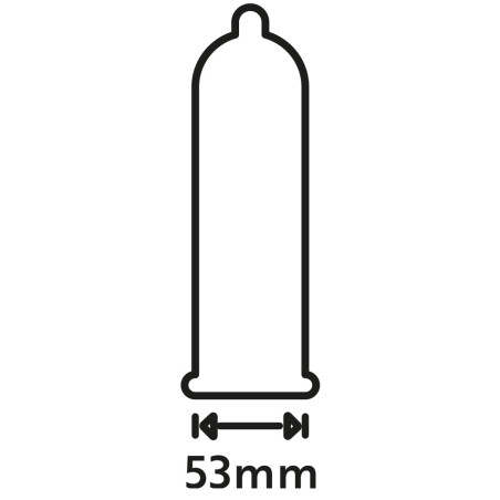 Préservatifs épais EXTRA SAFE de SECURA CONDOMS 53mm x100