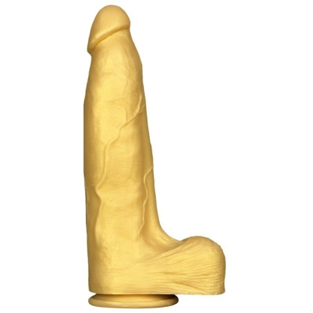 Gode XXL doré THOREL ROYAL de CockXXL 25 x 8 cm