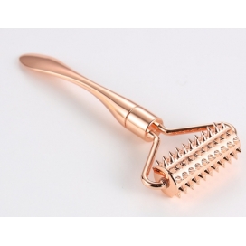 Roulette à picots en métal rosé MICRO ROLLER 12cm 2