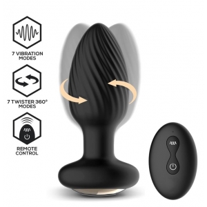 Plug vibrant et rotatif DRAGO 8 x 3.4 cm de Intoyou