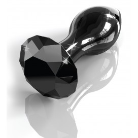 Plug en verre Icicles n°78 Noir 7.3 x 3 cm
