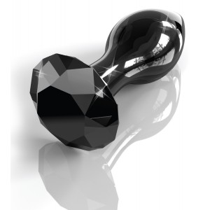 Plug en verre Icicles n°78 Noir 7.3 x 3 cm
