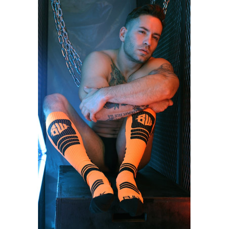 Chaussettes hautes HYPNOTIX Breedwell Noir-Orange