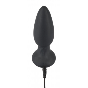 Plug vibrant Billes rotatives RIMMER VELVET de 11 x 4.2 cm