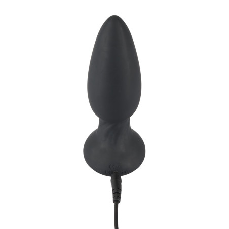 Plug vibrant Billes rotatives RIMMER VELVET de 11 x 4.2 cm