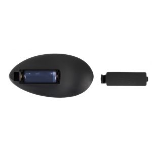 Plug vibrant Billes rotatives RIMMER VELVET de 11 x 4.2 cm