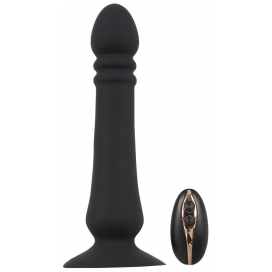 Plug avec poussée THRUST VELVET 18 x 4.4 cm Noir