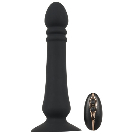 Plug avec poussée THRUST VELVET 18 x 4.4 cm Noir