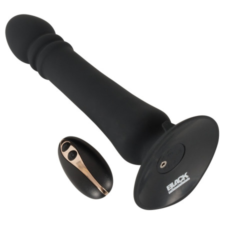 Plug avec poussée THRUST VELVET 18 x 4.4 cm Noir