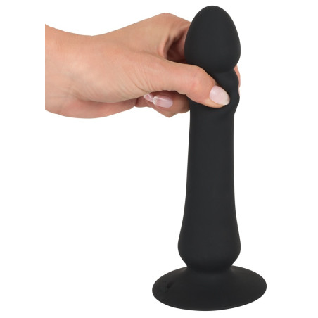 Plug avec poussée THRUST VELVET 18 x 4.4 cm Noir