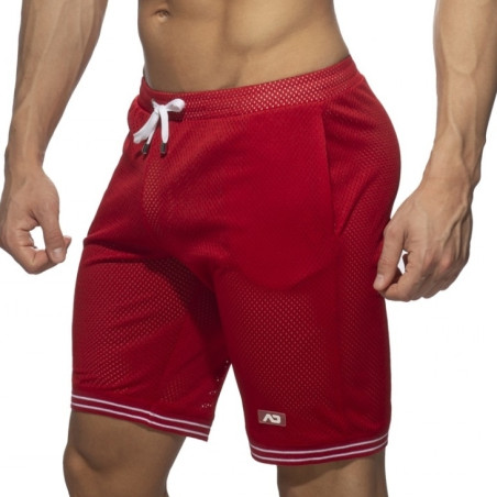 Bermuda Rouge SLAM de Addicted Tissu mesh