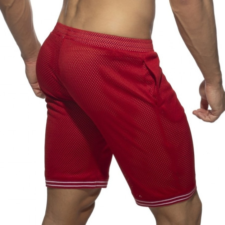 Bermuda Rouge SLAM de Addicted Tissu mesh