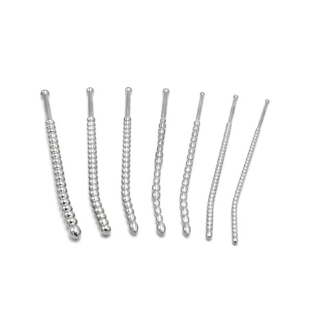 Kit de 7 Tiges d'urètre perlées BEADED DILATOR 20 cm