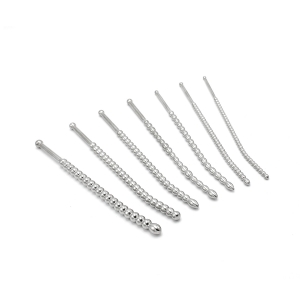 Kit de 7 Tiges d'urètre perlées BEADED DILATOR 20 cm