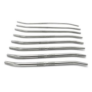 Kit de 8 Tiges d'urètre END CURVE Diamètre 4 à 13 mm