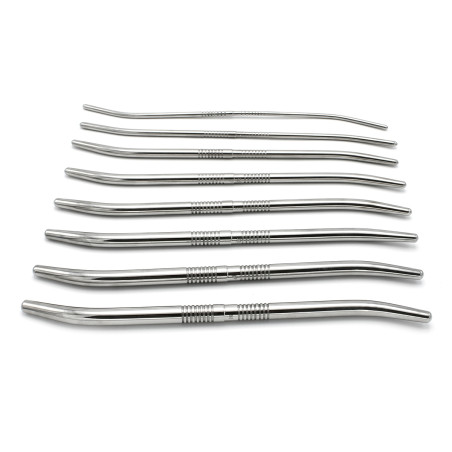 Kit de 8 Tiges d'urètre END CURVE Diamètre 4 à 13 mm