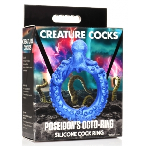 Cockring POSEIDON'S OCTO-RING Bleu