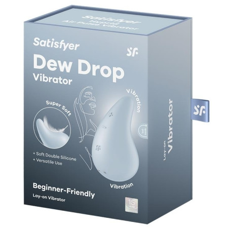 Stimulateur de Clitoris DEW DROP Bleu Ciel