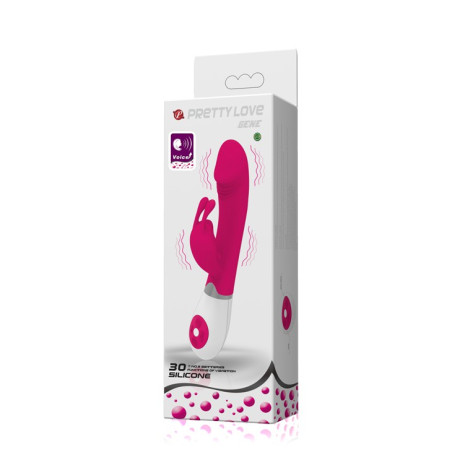 Vibro Rabbit Gene Voice Controle Rose
