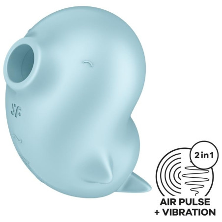 Stimulateur de Clitoris SASSY SEAL Bleu