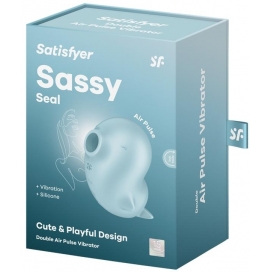 Stimulateur de Clitoris SASSY SEAL Bleu 2