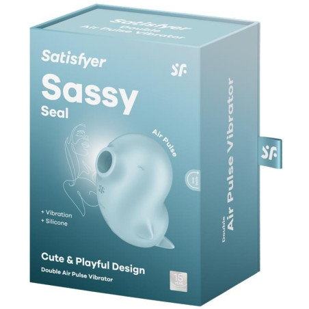Stimulateur de Clitoris SASSY SEAL Bleu