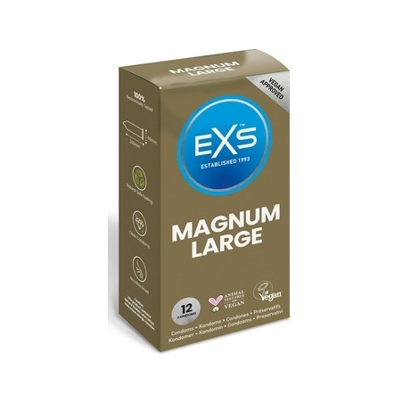 Préservatifs XXL MAGNUM de EXS 60 mm | Boîte de 12